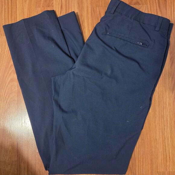 Perry Ellis Portfolio Navy Blue Stretch Flex Pants 34x34 - Picture 2 of 5